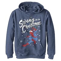 Marvel Kids' Swinging Spidey Xmas Hoodie