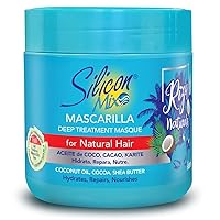 Silicon Mix Rizos Natural Hair Mask for Natural Wavy and Curly Hair 478 g - Intensive Moisturising Hair Mask