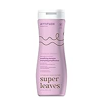 ATTITUDE Amplifying Shampoo for Curly Hair with Coconut Oil, EWG Verified, Vegan and Naturally Derived Ingredients, 2a, 2b, 2c Curl Type, Gives body to Curls, 16 Fl Oz