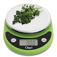 Ozeri Pronto Digital Multifunction Kitchen and Food Scale, Black on Lime