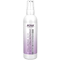 NOW Solutions, Hyaluronic Acid Hydration Facial Mist with Aloe Vera and Cucumber Extracts, 4-Ounce