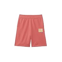 Lacoste Boys' Colorful Wording Graphic Drawstring Shorts