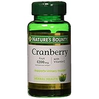 Cranberry Fruit 4200 mg, Plus Vitamin C, 120 Softgels (Pack of 2)