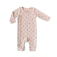 PEHR Front Tie Kimono Romper Hatchling Fawn / 3-6 mos., Pink