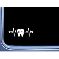 RDH Tooth Lifeline M184 8 inch Window Decal Dentist Hygienist