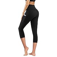 Women's High Waist Yoga Pants with Pockets, Leggings with Pockets, Tummy Control Workout Yoga Leggings