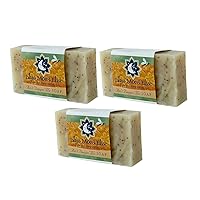 Ain't Buggin Me Citronella Soap - Natural Handmade Soap Made with Pure Citronella, Eucalyptus and Lemongrass Essential Oils - A Must-have for Camping and Outdoor Activities (3pk)