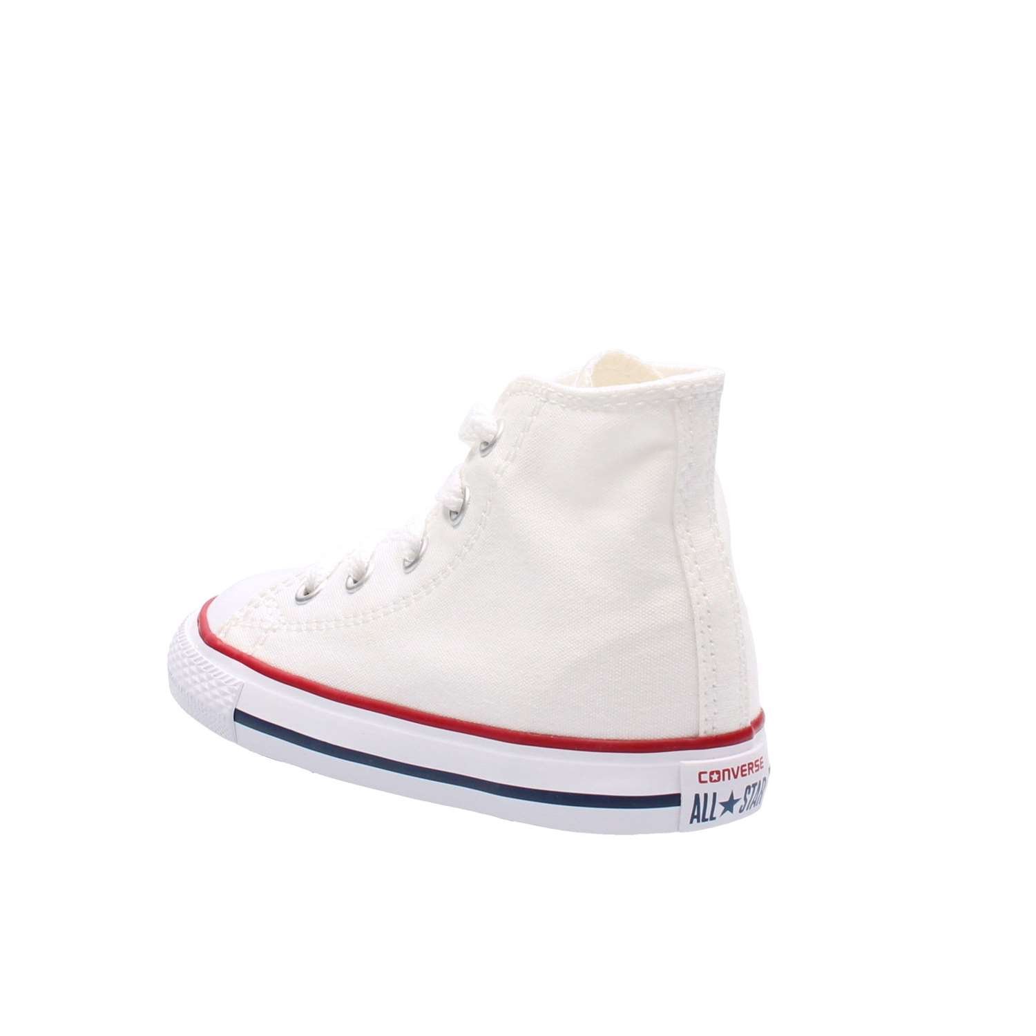 Converse Kids' Chuck Taylor All Star Canvas High Top Sneaker, Optical White, 8 M US Toddler