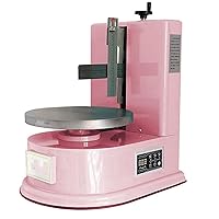 Fully Automatic Cake Decorating Machine, Automatic Cake Cream Spreading Machine, Surface Scraper Suitable for 4-12 inch Cakes, Adjustable Speed Cream Coating Smoothing Machine