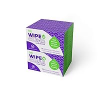 Flents Wipe'N Clear Lens Wipes Anti Streak Fast Drying, White, 150 Count, Made in the USA