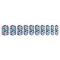 Beautiful Marine Pattern Cute Nail Stickers 10 Pcs Full Wrap DIY Nail Strips Decal Decor Easy to Apply Long Time