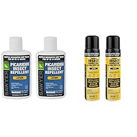 Sawyer Picaridin Insect Repellent Lotion Twin Pack + Permethrin Insect Repellent Spray Twin Pack