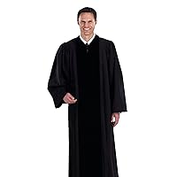 Autom Black Pastor/Pulpit Robe Available in Small, Medium, Large, X-large