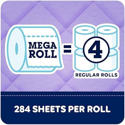 Quilted Northern Ultra Plush® Toilet Paper, 18 Mega Rolls = 72 Regular Rolls, 3-Ply Bath Tissue