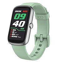 Fitness Tracker Watch with Heart Rate Blood Oxygen Sleep Monitor, IP68 Waterproof Smart Watches, Step Calorie Counter Activity Trackers and Smartwatches for Women Men (Green)