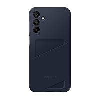 SAMSUNG Galaxy A15 5G Card Slot Phone Case, Protective TPU Cover with ID Pocket Holder, Finger Tap Control for Credit Card Payment, US Version, EF-OA156TBEGUS, Black