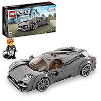 LEGO 76915 Speed Champions Pagani Utopia Racing Car and Toy Model Kit of an Italian Hypercar, Car Collector's Vehicle from The Set 2023