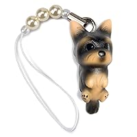 Pet Lovers DN-1703 Dog Breed Dog 92 Yorkshire Terrier Yorkshire Terrier, Black Tan Bead Strap