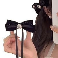 Layered Bowknot Duckbill Hair Clip Makeup Headwear For Woman Girls Taking Photo Shopping Travel Anti Slip Festival