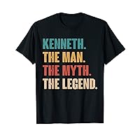 Kenneth The Man The Myth The Legend Retro Gift for Kenneth T-Shirt