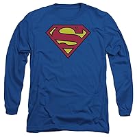 Long Sleeve: Superman-Classic Logo Longsleeve Shirt Size