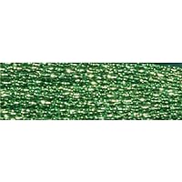DMC 317W-E703 Light Effects Polyster Embroidery Floss, 8.7-Yard, Light Green Emerald