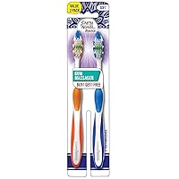 GuruNanda DentalGuru Gum Massager Toothbrush - Soft for Adults & Children - Multi Color for Travel - (Colors May Vary) 2 Pack