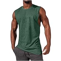 Deal of The Day Today Men's Gym Workout Tank Tops Swim Beach Shirts Summer Sleeveless Training T-Shirt Muscle Bodybuilding Athletic Clothes