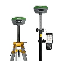 R26 V1 IMU RTK GNSS Survey Equipment with Rover,Base and Handheld Collector Surveying Software Complete for Construction and Geodetic Surveying or Layout Planning Centimeter-Level Measurement