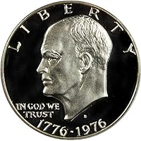 1976 S Eisenhower Proof 40% Silver Dollar Choice Uncirculated $1 PR-68 US Mint