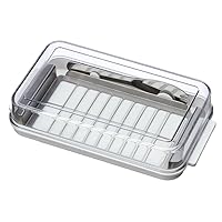 Stainless Steel Cutter Style Butter Case, Various Sizes