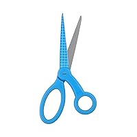 Yoobi | Scissors | Adult with Grid Blade |, Cornflower Blue (YOOB1192690)