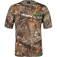 Shield Series Fused Cotton Shirt with Short Sleeves, Youth Camouflage Shirt