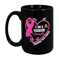 I'm A Warrior Mug, Personalized Cancer Warrior Mug, Breast Cancer Support Mug, Cancer Fighter Mug Gift, Warrior Coffee Mug, Cancer Customized Name Mug, Cancer Survivor Mug, Cancer Mugs 11oz 15oz