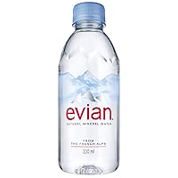 Evian - Spring Water - 330 mL (12 Plastic Bottles)