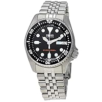 Seiko Women Year-Round SKX013K2 Mens Automatic 200M Divers Watch-Stainless Steel Belt with Black Dial