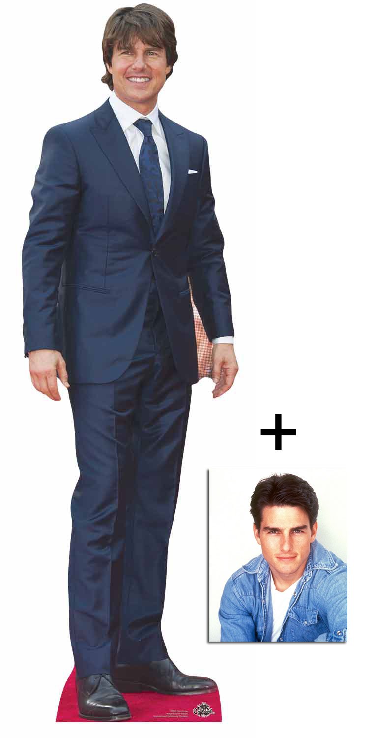 Fan Pack - Tom Cruise Lifesize Cardboard Cutout / Standee / Stand Up - Includes 8x10 Star Photo