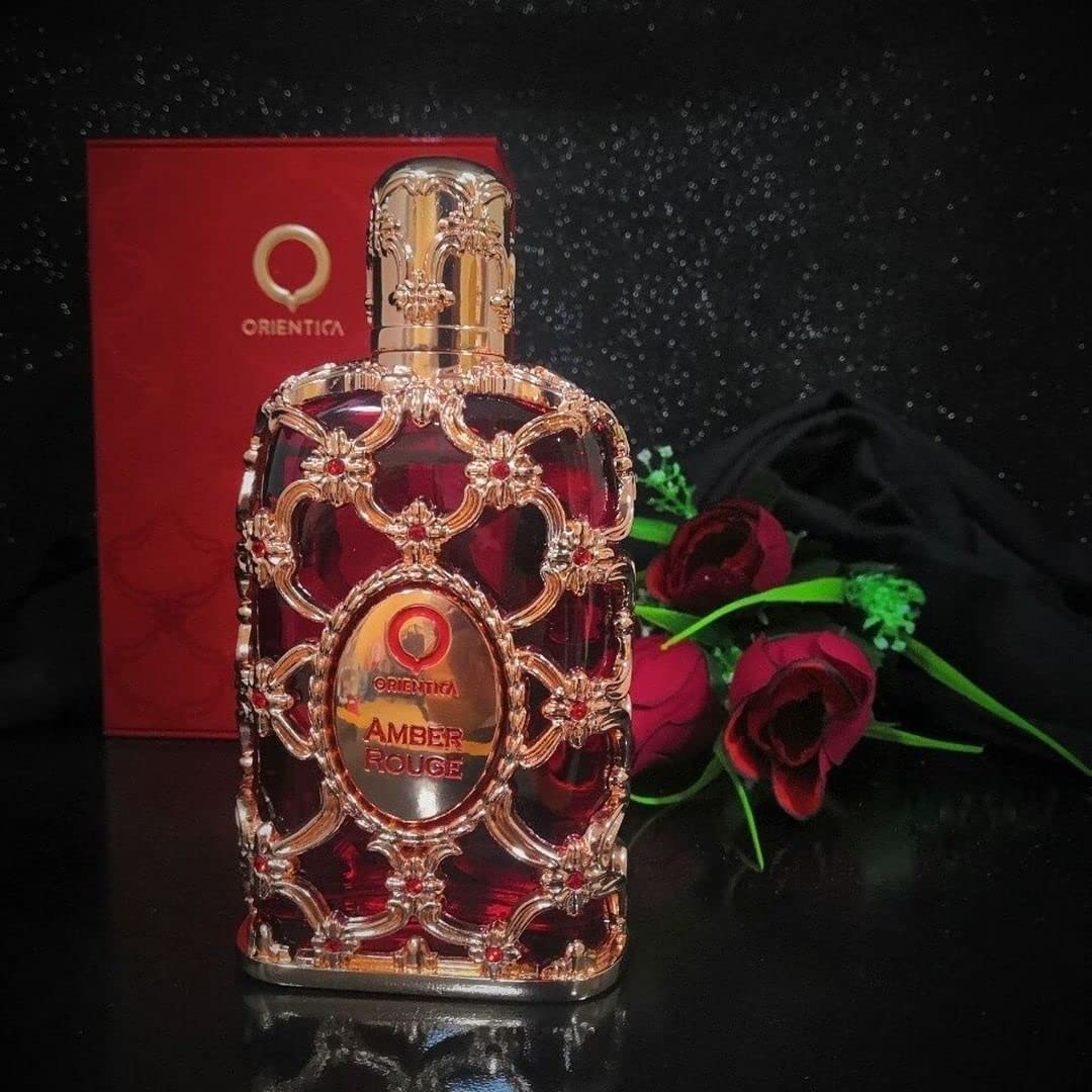 Orientica Amber Rouge for Women Eau de Parfum Spray, 2.7 Ounce (Luxury Collection)