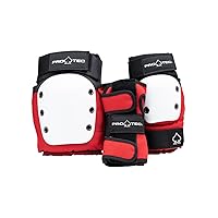 JR. STREET GEAR 3-PACK - OPEN BACK - RED WHITE BLACK YOUTH SMALL