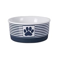 Paw & Patch Ceramic Pet Collection, Small Bowl, 4.25x2