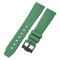 For Omega Swatch MoonSwatch Curved End Silicone Rubber Bracelet Men Women Sport Watch Band Accessorie 20mm