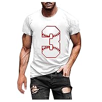 Men's Graphic T-Shirt 3D Printed Short Sleeve Athletic Running Gym Workout Casual Tees Fashion Fun Shirts Top
