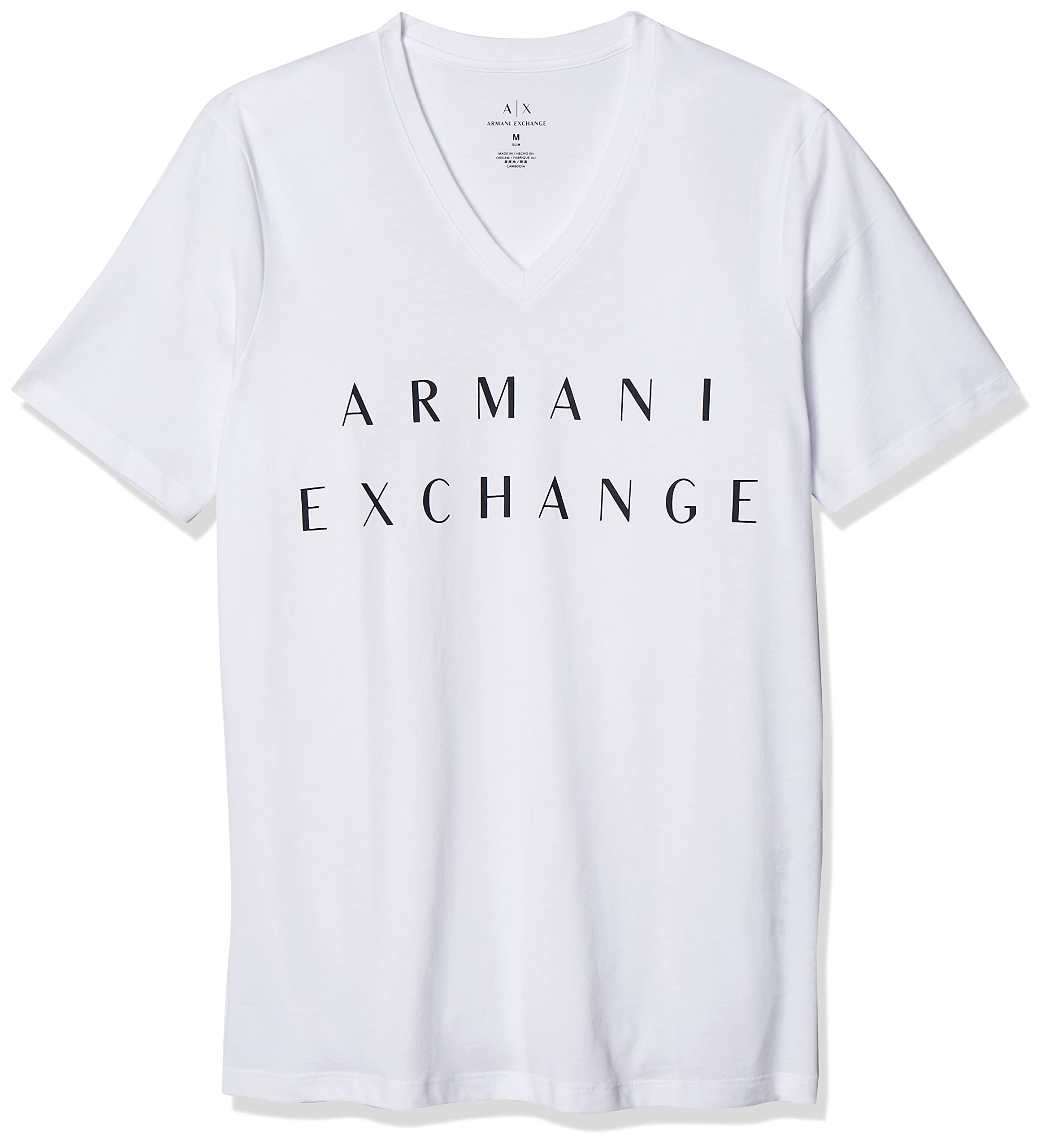 Mua A|X ARMANI EXCHANGE Men's V Neck Cotton Logo Shirt trên Amazon Mỹ chính  hãng 2023 | Fado