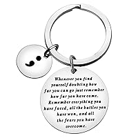 Baipilu Semicolon Keychain Suicide Prevention Awareness Depression Awareness Inspirational Gift Encouragment Gift Keychain Mental Health Jewelry Christmas Birthday Gift
