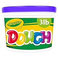 Crayola Dough - Purple (3lb), Bulk Modeling Dough for Kids, Clay Alternative, Resealable Tub, Ages 3+, Great for Kids Arts & Crafts