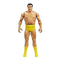 Mattel WWE WrestleMania Andre the Giant Action Figure , Collectible with 10 Points Articulation & Life-like Detail, 6-inch