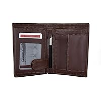 Grand Tourer Traveling Genuine Leather Bifold Wallet