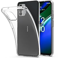 CoverON Designed for Nokia G310 5G Case Clear, Slim Crystal Clear TPU Rubber Flexible Soft Skin Cover Protective Sleeve Fit Nokia G310 / Nokia G42 Phone Case - Transparent