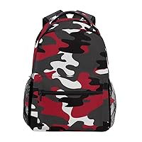 ALAZA Camouflage Large Backpack Personalized Laptop iPad Tablet Travel School Bag with Multiple Pockets