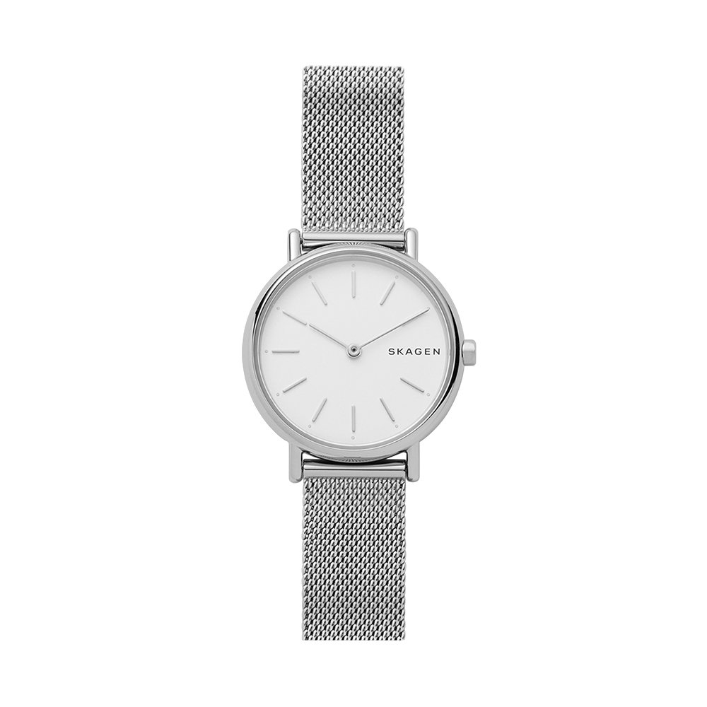 Signatur Two-Hand 30mm Watch With Steel Mesh or Leather Band